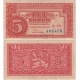 5 korun 1945, neerforovaná, série A