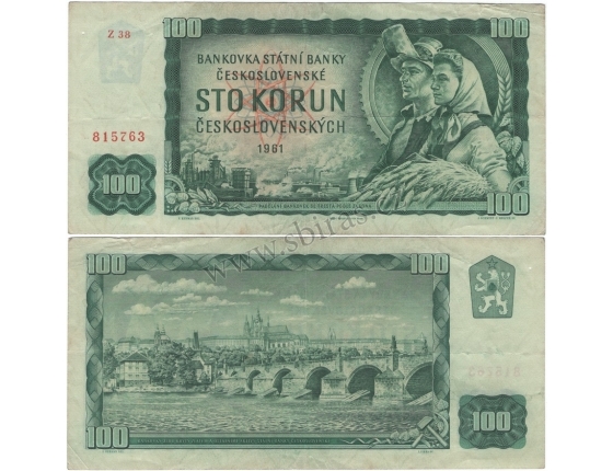 100 korun 1961, série Z