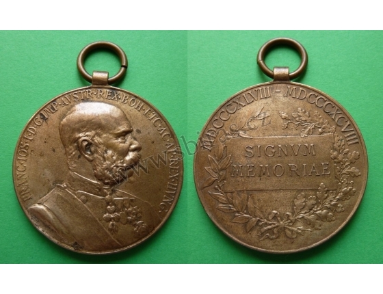 Medaile SIGNUM MEMORIAE 1848-1898