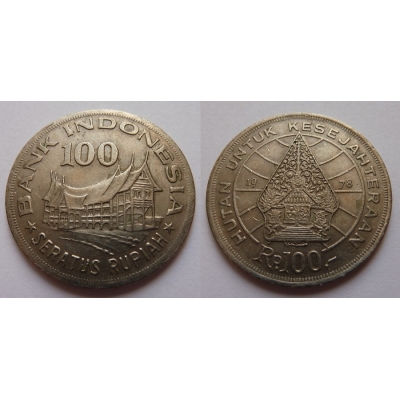 Indonésie - 100 rupiah 1978