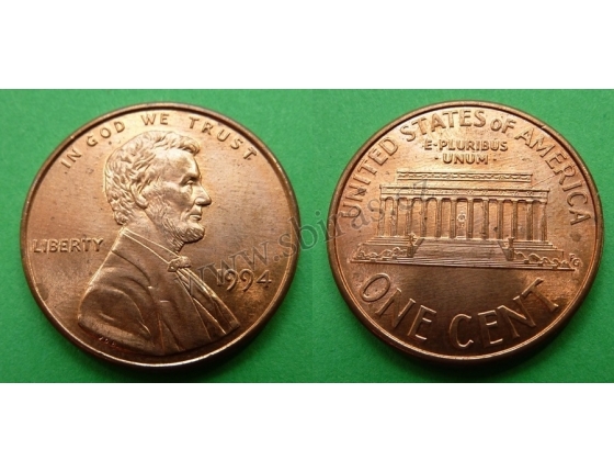 Spojené státy americké - 1 cent 1994