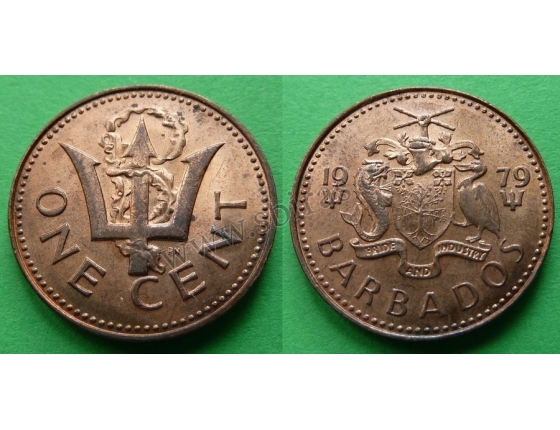 Barbados - 1 Cent 1979