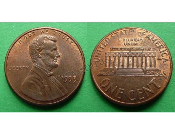 Spojené státy americké - 1 cent 1993