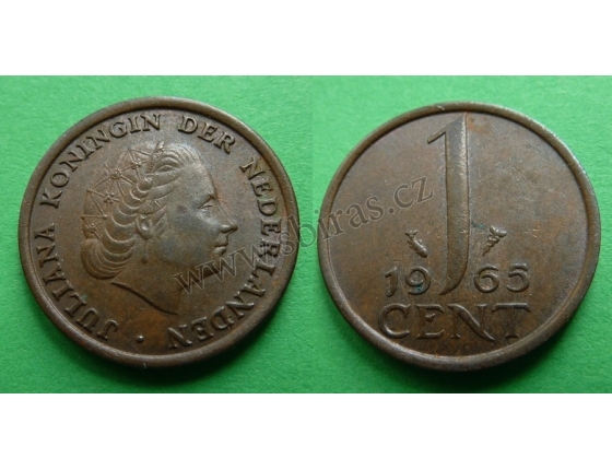 Holandsko - 1 cent 1965