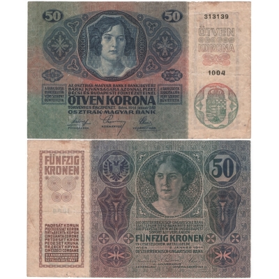 50 korun 1914, bez přetisku