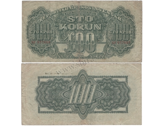 100 korun 1944