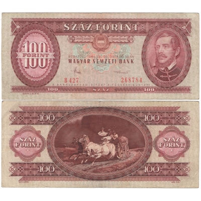 Maďarsko - bankovka 100 forint 1984