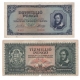 Maďarsko - 2x bankovka 1 milion, 10 milion pengo 1945
