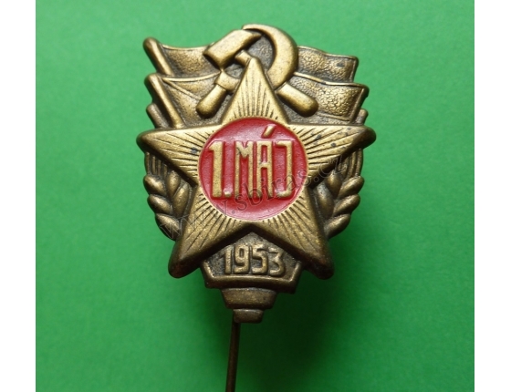 1. máj 1953, odznak jehla
