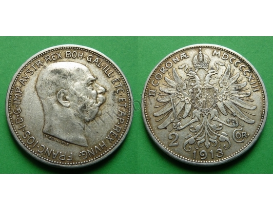 2 koruny 1913
