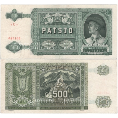 Slovenský štát - 500 korun 1941