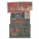 Sada5 bankovek Rakousko-Uherska bez přetisku - 1, 2, 10, 20 a 100 korun