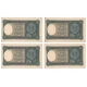 Slovenský štát - 4x bankovka 100 korun 1940, série A2, po sobě jdoucí čísla