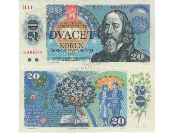 20 korun 1988
