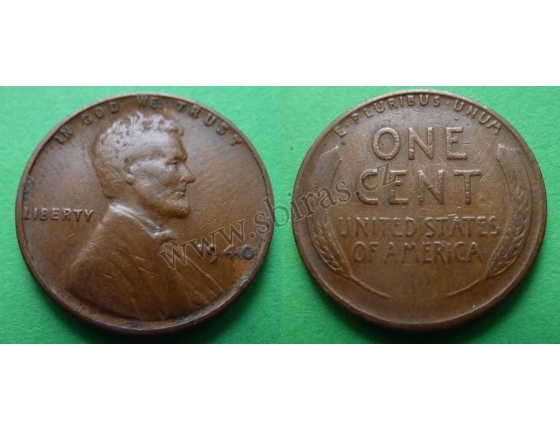 Spojené státy americké - 1 cent 1940