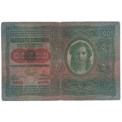 100 korun 1912