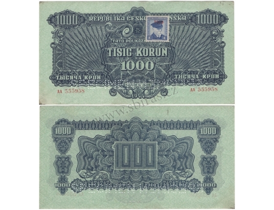 1000 korun 1944