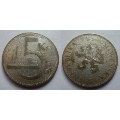 5 korun 1930