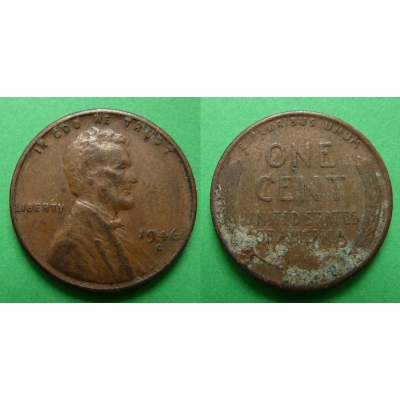 Spojené státy americké - 1 cent 1946 D