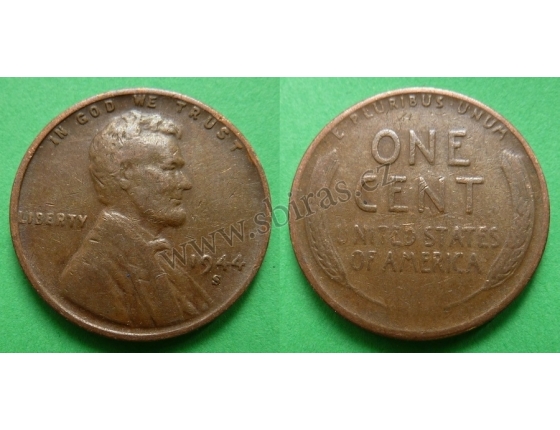 Spojené státy americké - 1 cent 1944 S