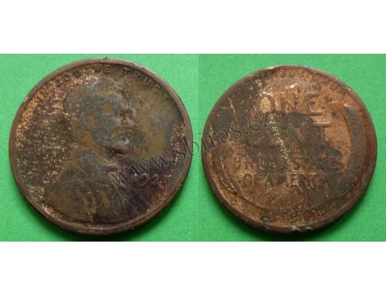 Spojené státy americké - 1 cent 1921