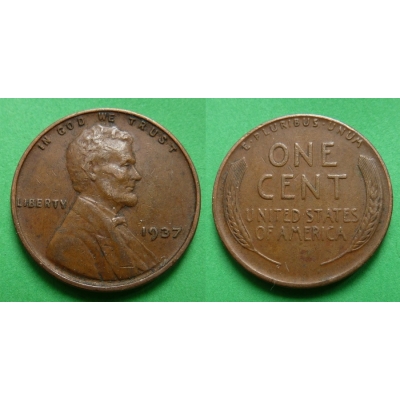 Spojené státy americké - 1 cent 1937
