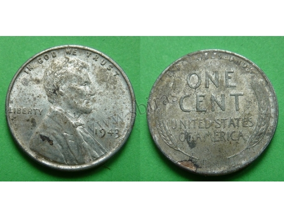 Spojené státy americké - 1 cent 1943