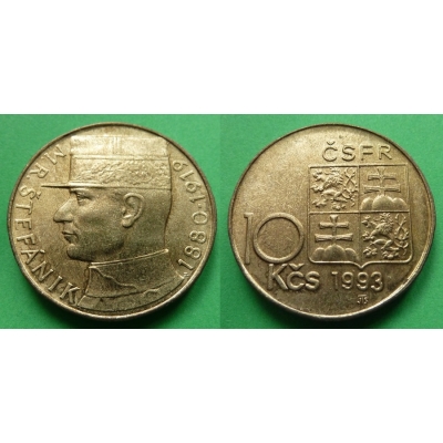 10 korun 1993 - M.R. Štefánik