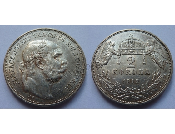 2 koruny 1913 K.B.