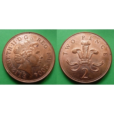 Velká Británie - 2 pence 2004