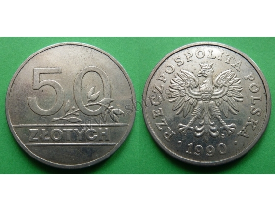 Polsko - 50 zlotych 1990