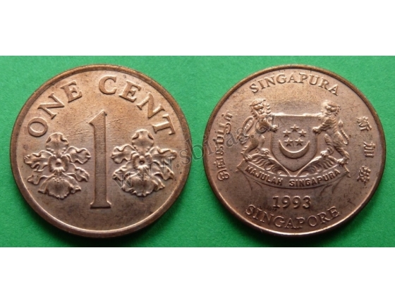 Sngapur - 1 cent 1993
