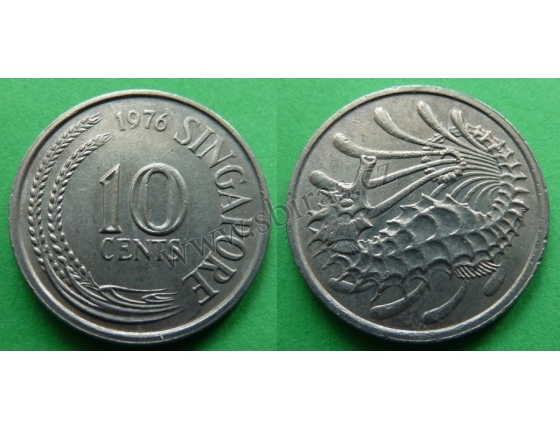 Singapur - 10 cents 1976