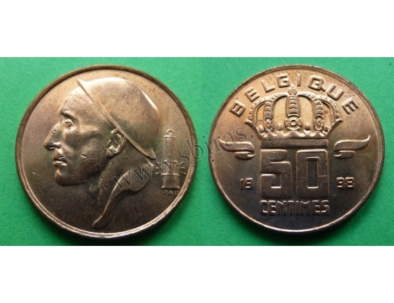 Belgie - 50 centimes 1998