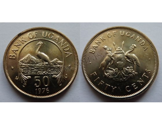 Uganda - 50 Cents 1976