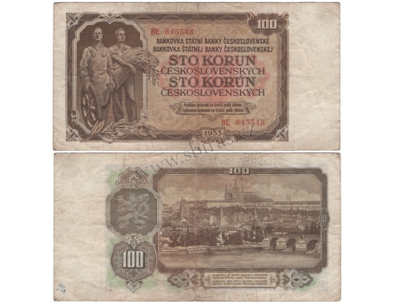 100 korun 1953