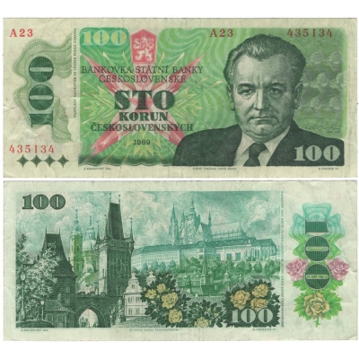100 korun 1989