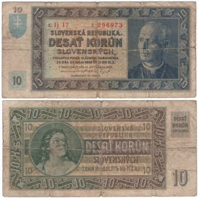 10 korun 1939