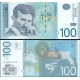 Srbsko - bankovka 100 dinara 2012 UNC, Nikola Tesla