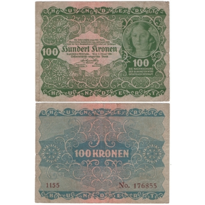 100 Kronen 1922