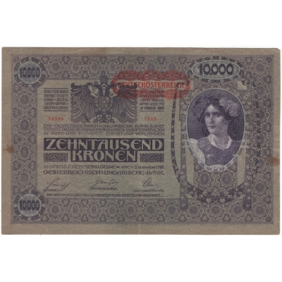 10 000 Kronen 1918