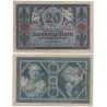 Německé císařství, 1. světová válka - bankovka 20 marek 1915