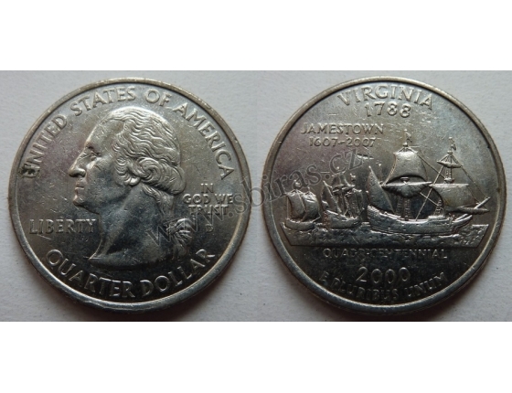 Spojené státy americké - 1/4 dolaru 2000