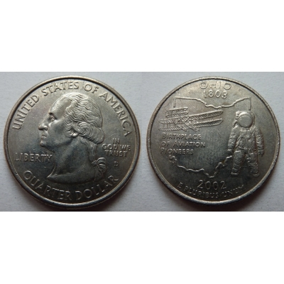 Spojené státy americké - 1/4 dolaru 2002
