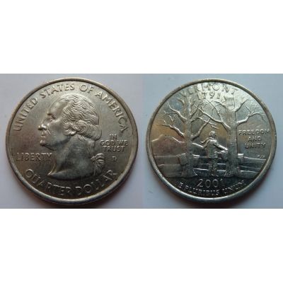 Spojené státy americké - 1/4 dolaru 2001