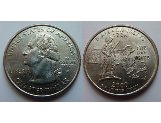 Spojené státy americké - 1/4 dolaru 2000