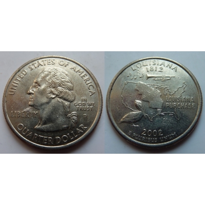 Spojené státy americké - 1/4 dolaru 2002