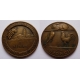 Bronzová medaile "Za úspěch chovu", Mělník, počátek 20. století