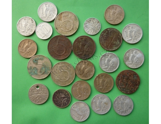 Konvolut mincí Československo
