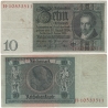 Německo - bankovka Reichsbanknote 10 Marek 1929